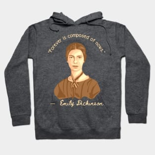 Emily Dickinson Portrait and Quote Hoodie